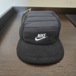 Nike Black Quilted Fleece Hat